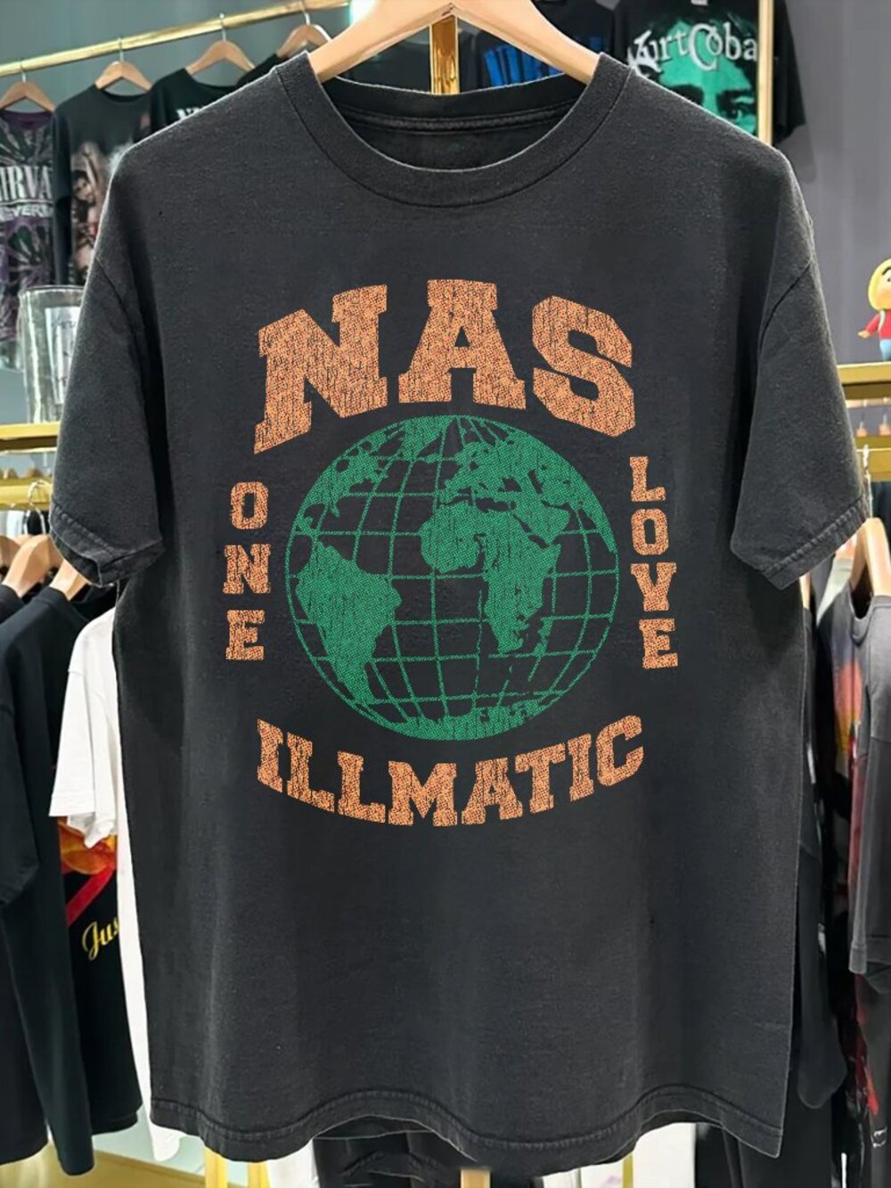 Rare Nas Illmatic Black Tee